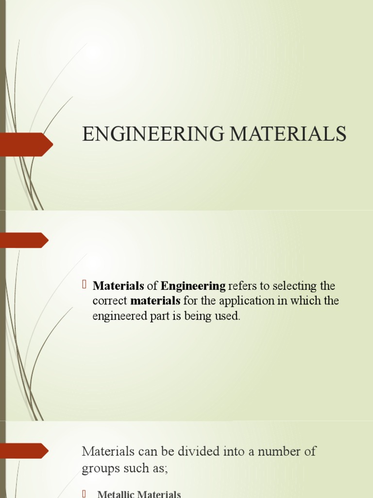 Industrial Materials and Processes Lect.1 PDF Deformation