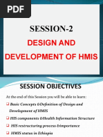 2) Session 2 - Design and Development of HMIS