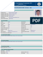 Complete Application Form: Jee B.Ed. - 2021: A - Registration Details