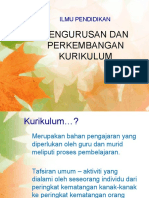 Perkembangan Kurikulum