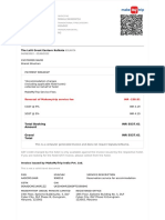 Tax Invoice: The Lalit Great Eastern Kolkata