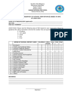 Prepared Assessment Tool Based On SRC