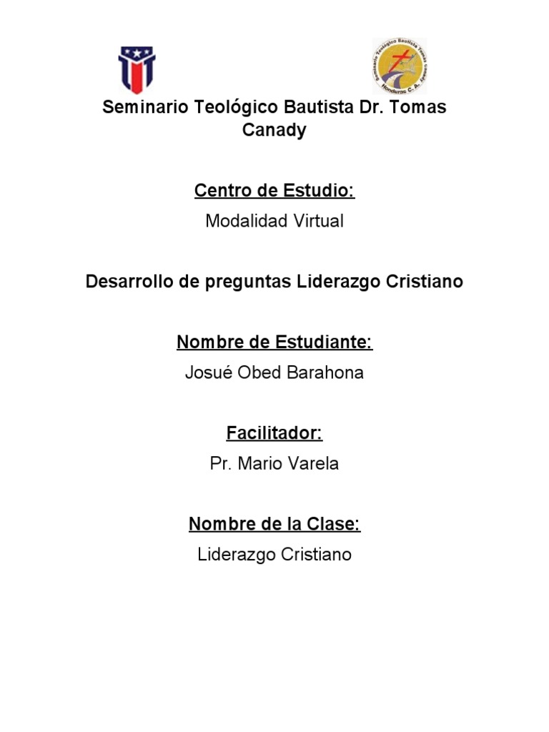 Liderazgo Cristiano en la Iglesia | PDF | Liderazgo | Iglesia cristiana