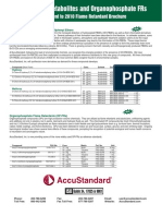 Accustandard: Pbcde Metabolites and Organophosphate Frs