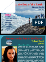 Journey To The End of The Earth: - Tishani Doshi