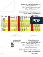 Jadwal Perawat Rawat Inap Februari 2022