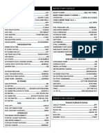 Cockpit Preperation Before Start Checklist