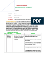 Experiencia de Aprendizaje IV 31 Al 4 Nunio