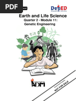 Earth and Life Science: Quarter 2 - Module 11: Genetic Engineering