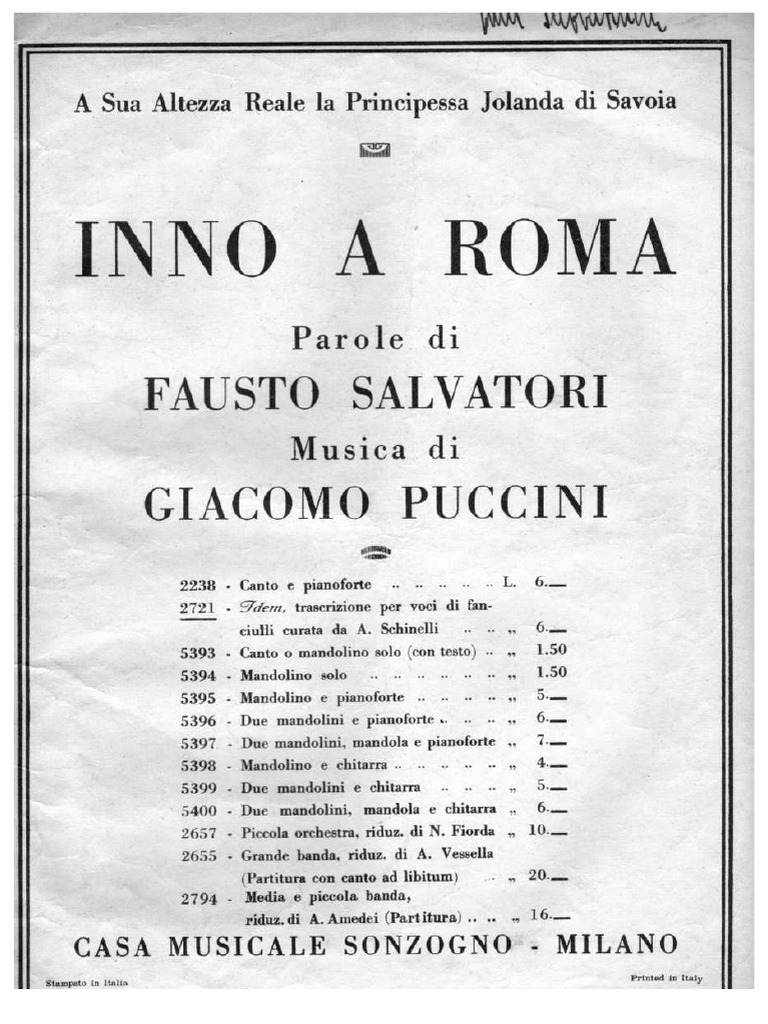 Inno A Roma | PDF
