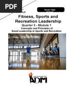 Fitness, Sports and Recreation Leadership: Quarter 3 - Module 1