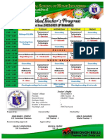 Grade 11 Individual Teachers Program 1st SEM 2022 2023 Shifting