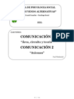 1 COMUNICACION I - AREA CIRCUITO Y TEORIA - COMUNICACION II AXIOMAS - 9c