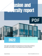 Inclusion and diversity report