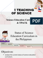 Status of Science Education Curriculum