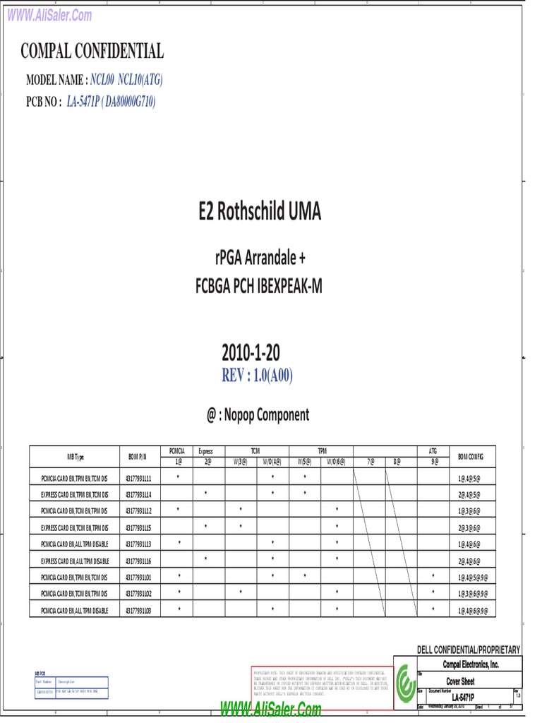 LA-5471P Schematic Overview | PDF
