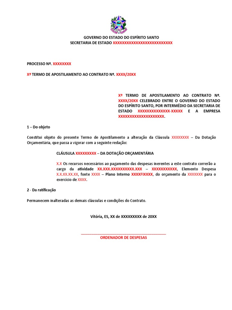 Formulário 02 Modelo de Apostila Dotação Orçamentária PDF
