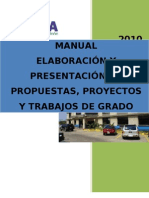 Manual Elboracion Presentacion Prop Proy Trab Grado 2010