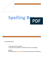 Spelling BEE
