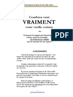 Combien Vaut Vraiment Votre Vieille Voiture