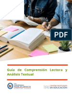 Guía de Comprensión Lectora y Análisis Textual