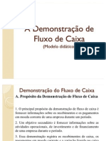 A Demonstração de Fluxo de Caixa