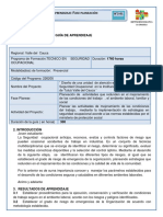 Planeación de seguridad ocupacional