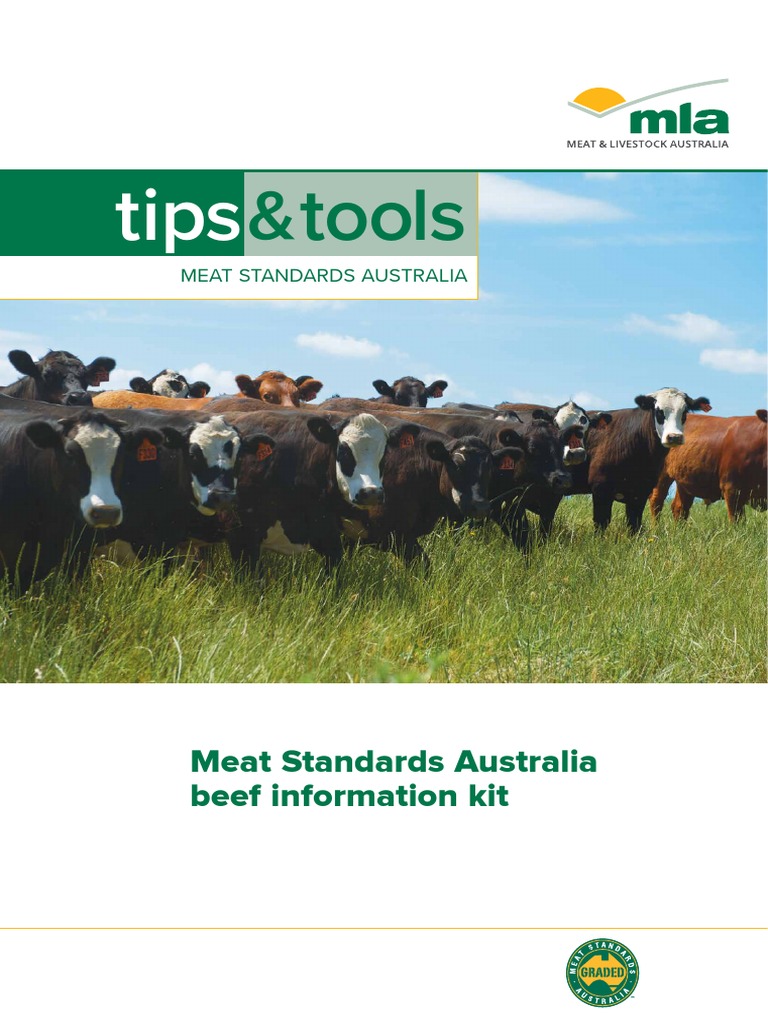Meat Standards Australia PDF Cattle Beef