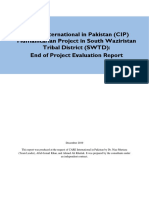 CARE International in Pakistan (CIP) Humanitarian Project in South Waziristan Tribal District (SWTD) : End of Project Evaluation Report