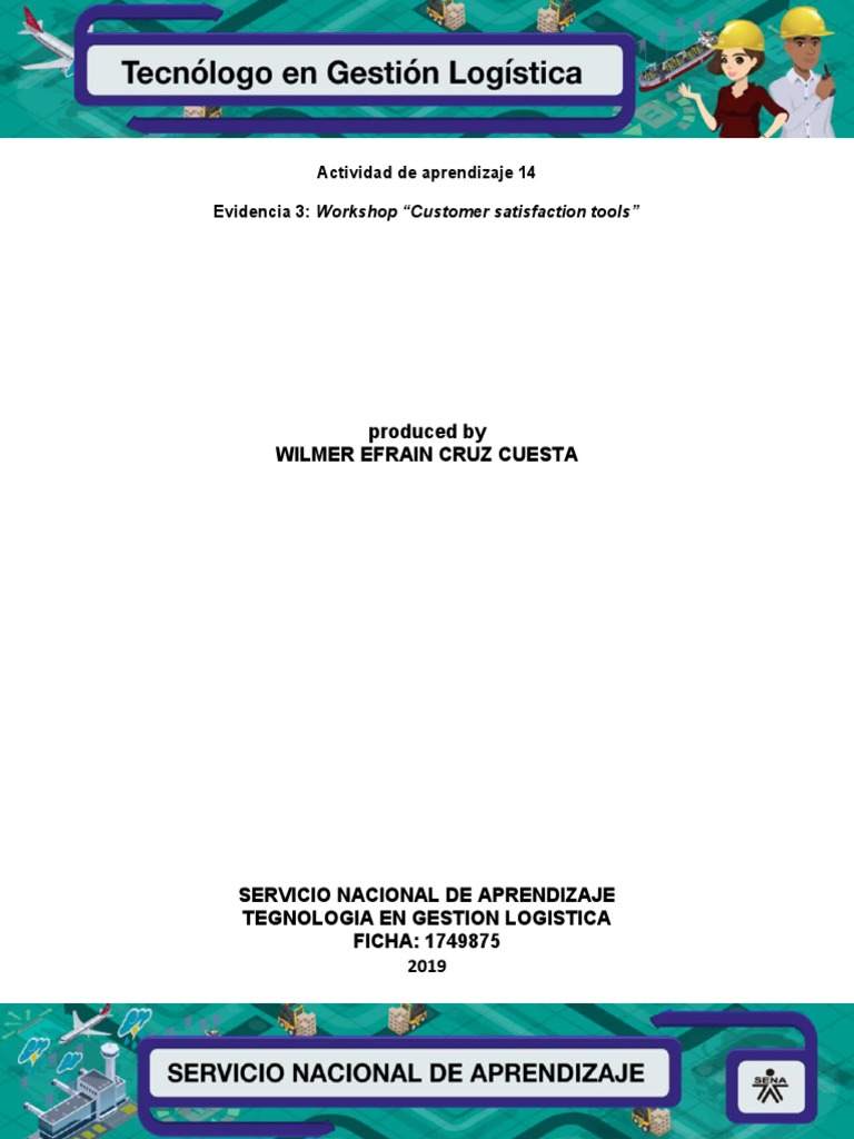 Evidencia 3 Customer Satisfaction Tools PDF Business