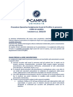 Procedura Operativa Esami Presenziali x Studenti - I sessione a.a. 2022-23