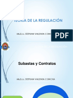 Semana 9 - Teoría de Subastas y Contratos - Diseño de Contratos Regulación y Re-Negociación