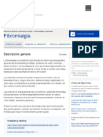 Fibromialgia - Síntomas y Causas - Mayo Clinic