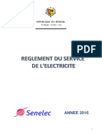 Reglement de Service Senelec