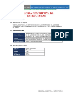 Memoria Descriptiva Estructuras