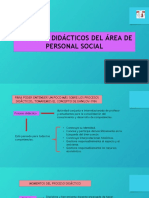 Procesos Didácticos Del Área de Personal Social