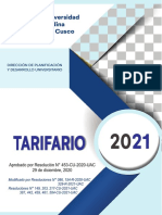 Tarifario Uac