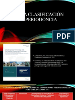 Nueva Clasificación de Periodoncia 2020