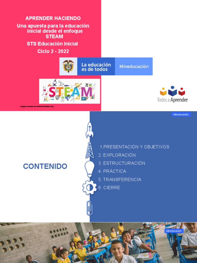Educación Inicial con Enfoque STEAM | PDF | Educación de la primera ...
