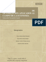 Diapos GRUPO 11 Ejercicios de Optimización Aplicados Al Pcampo de La Economía