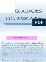 Desigualdades Con Radicales