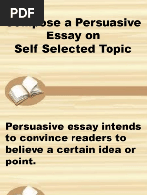 persuasive essay