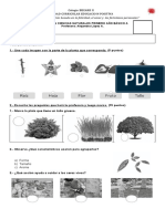 Prueba de Agosto Ciencias