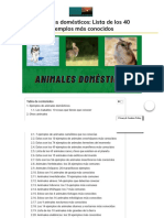 Animales domésticos_ Lista de los 40 ejemplos más conocidos