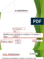 Os Antónimos: Lenguaje y Comunicación 2 ° Básico 2021 Miss Susana Pinto Galleguillos