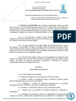Código de Ética Profissional dos Servidores UFMS - RESOLUCAO (COUN) n 123, de 31-08-2021