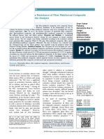 Evaluating The Fracture Resistance of Fiber Reinforced Composite Restorations - An in Vitro Analysis