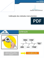 CALIBRAÇÃO DOS METODOS INSTRUMENTAIS