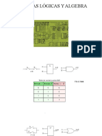 Compuertas Lógicas y Algebra de Boole