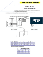 Double Flange Direct Drive Wheels: JDN Monocrane